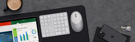 Satechi  Aluminium Extended Keypad - bezprzewodowa klawiatura numeryczna z wbudowanymi skrótami klawiszowymi Bluetooth (silver)