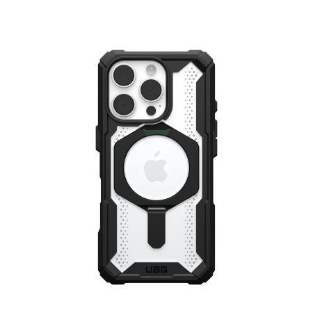 UAG Plasma XTE Magsafe - obudowa ochronna z podstawką do iPhone 16 Pro kompatybilna z MagSafe (black/clear)