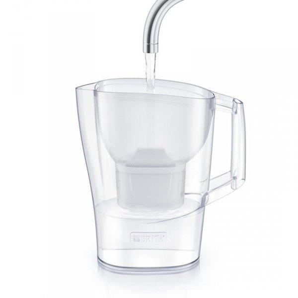 Dzbanek BRITA Aluna 2,4l + 2 wkłady MAXTRA (biały)