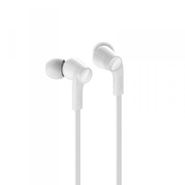 BELKIN SŁUCHAWKI PRZEWODOWE USB-C DOUSZNE BIAŁE