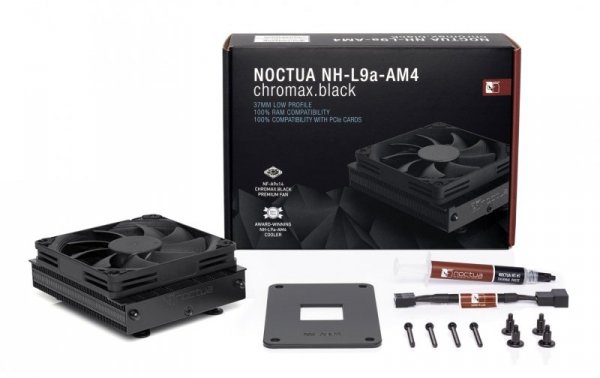 Chłodzenie CPU NOCTUA NH-L9A-AM4 chromax.black