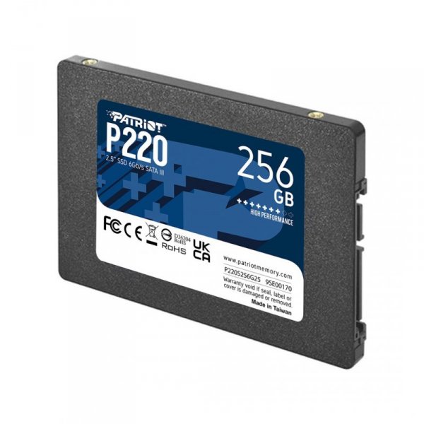 SSD Patriot P220 256GB SATA3 2,5&quot;