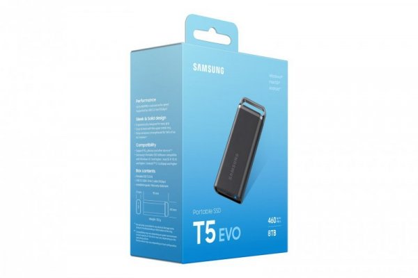 Dysk SSD Samsung 8TB T5 EVO MU-PH8T0S/EU