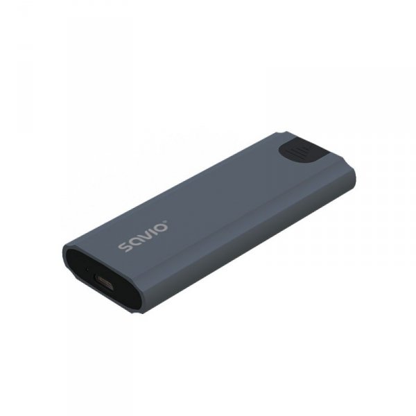 SAVIO OBUDOWA NA DYSK ZEWN. M.2 SSD NVME, USB, AK-67