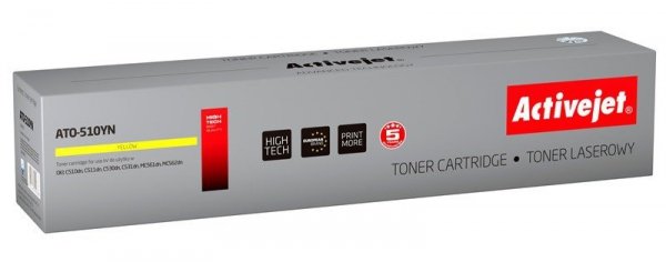 Activejet ATO-510YN Toner  (zamiennik OKI 44469722; Supreme; 5000 stron; żółty)