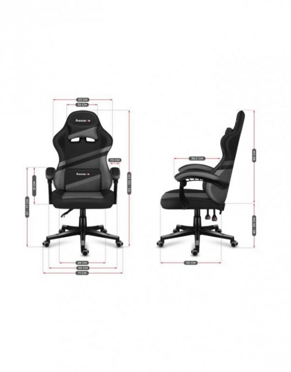 Fotel gamingowy Huzaro Force 4.4 White Mesh
