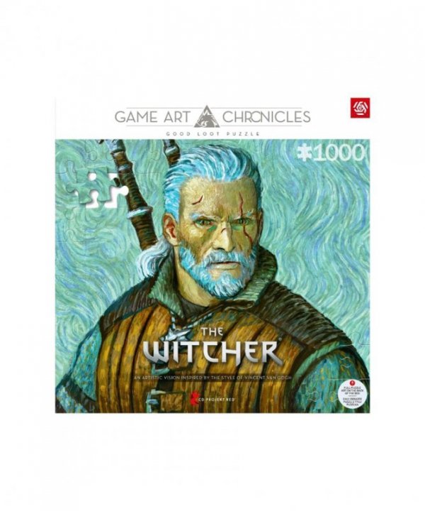 Puzzle Good Loot Gaming 1000 Game Art Chronicles The Witcher Geralt & Vincent van Gogh