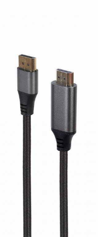 GEMBIRD KABEL DISPLAYPORT M -&gt; HDMI M/M 4K, 1.8M