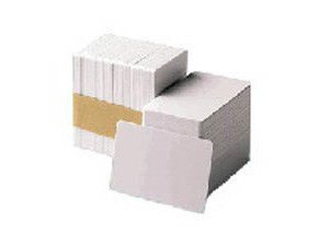 Karty plastikowe Zebra PVC Premier białe 0,762mm 500szt 104523-111