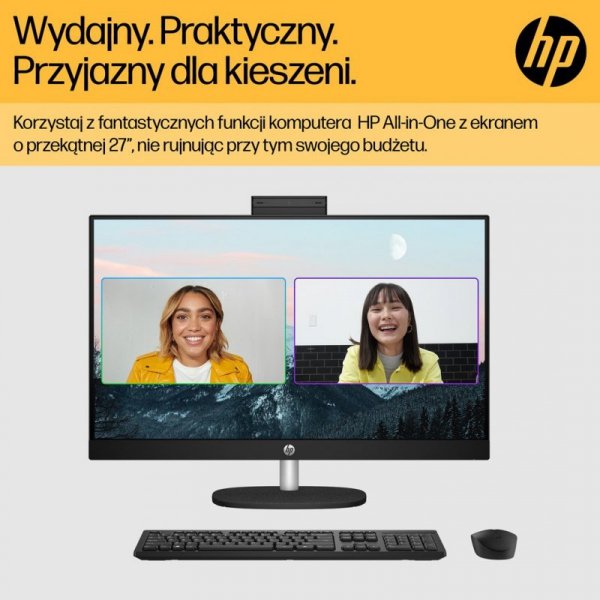 HP 27-cr0232nw AIO Ryzen 5 7520U 27.0&quot;FHD IPS AG 300nits 16GB DDR5 SSD512 Radeon 610M LAN Win11 2Y Shell White
