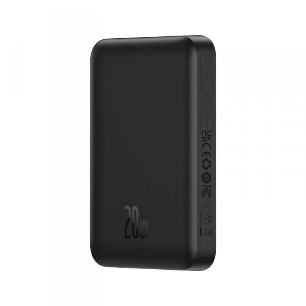 Powerbank Baseus Magnetic Mini Air Wireless 10000mAh 20W+kabel USB C-USB C (czarny)