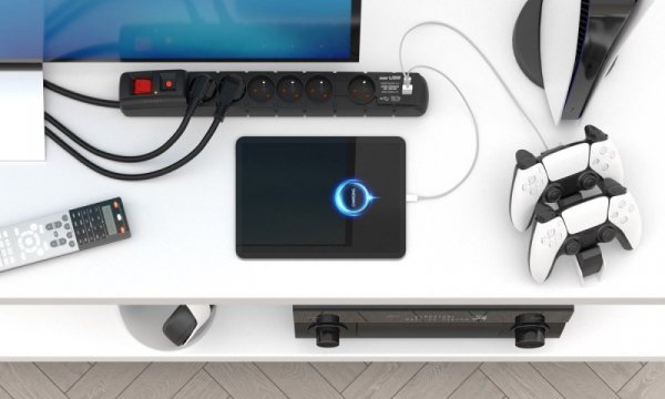 Listwa przeciwprzepięciowa Acar S6 USB A+C (szybka ładowarka) 3m ; czarny