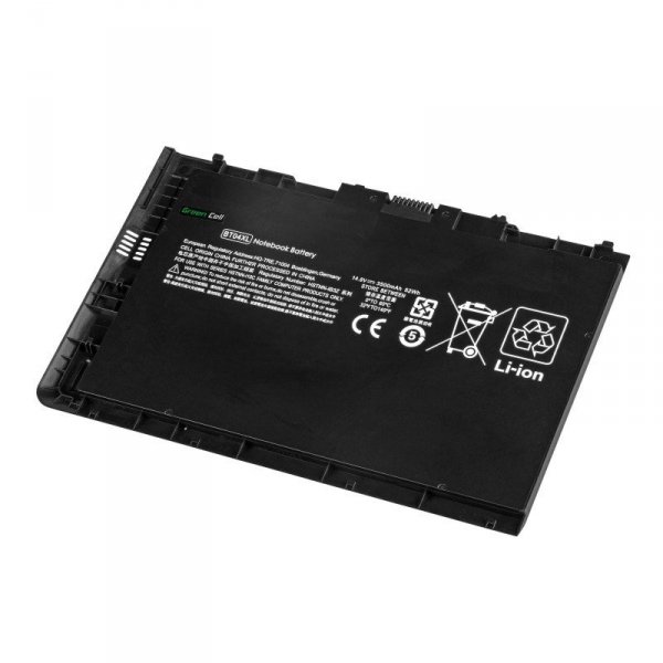 GREEN CELL BATERIA HP119 BA06XL BT04XL DO HP ELITEBOOK FOLIO 9470M 9480M 3500MAH 14.4V/14.8V