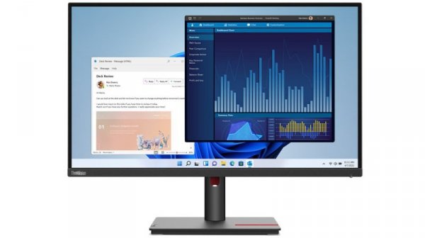 Lenovo ThinkVision T27p­30 27&quot;UHD 60Hz 350nits AG HDMI, DP USB-C Black