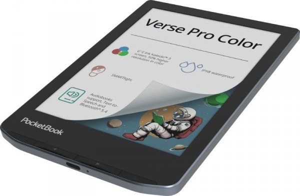 Ebook PocketBook Verse Pro Color 634 6&quot; E-Ink Kaleido 3 16GB Wi-Fi Stormy Sea
