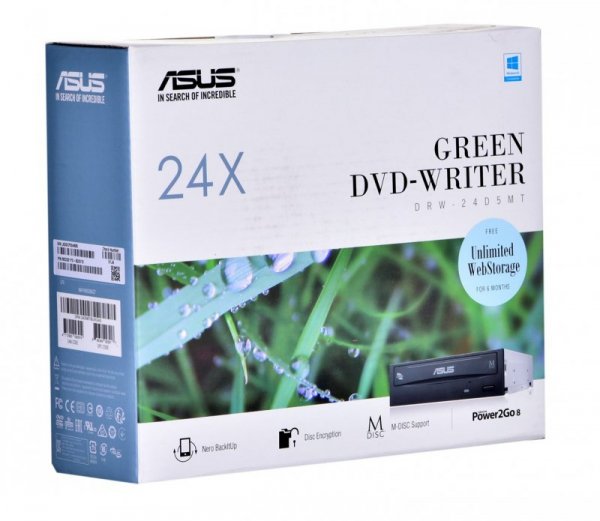 Napęd ASUS DRW-24D5MT DRW-24D5MT/BLK/G/AS (SATA)