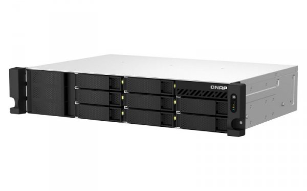 Qnap TS-864eU-8G, 2U, 8 x 2.5&quot;/3.5&quot; SATA, Intel Celeron N5095 4C/4T, 8 GB DDR4 onboard not expandable, 2 x 2.5GbE, Sin