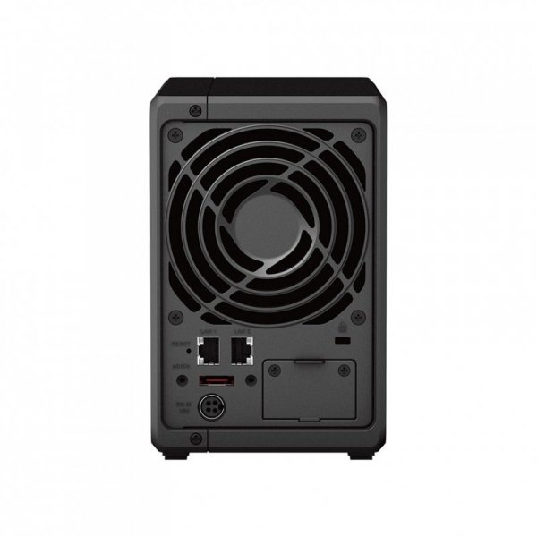 NAS Synology DS723+; Tower; 2x (3.5&quot; SATA HDD); AMD Ryzen R1600;,2GB DDR4 ECC (max. 32GB), 2x 1GbE RJ-45