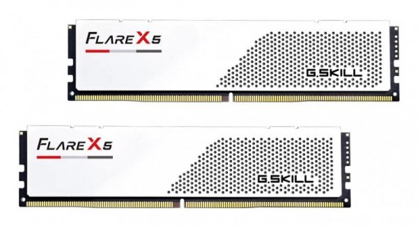 G.SKILL FLARE X5 AMD DDR5 2X32GB 6000MHZ CL36-36 EXPO WHITE F5-6000J3636F32GX2-FX5W
