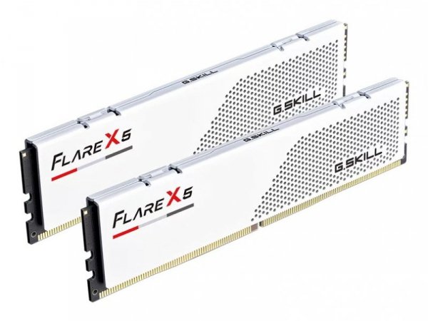 G.SKILL FLARE X5 AMD DDR5 2X32GB 6000MHZ CL36-36 EXPO WHITE F5-6000J3636F32GX2-FX5W