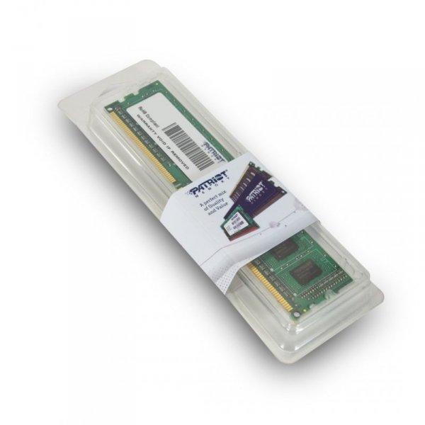 Pamięć Patriot Memory Signature PSD34G160081 (DDR3 DIMM; 1 x 4 GB; 1600 MHz; CL11)