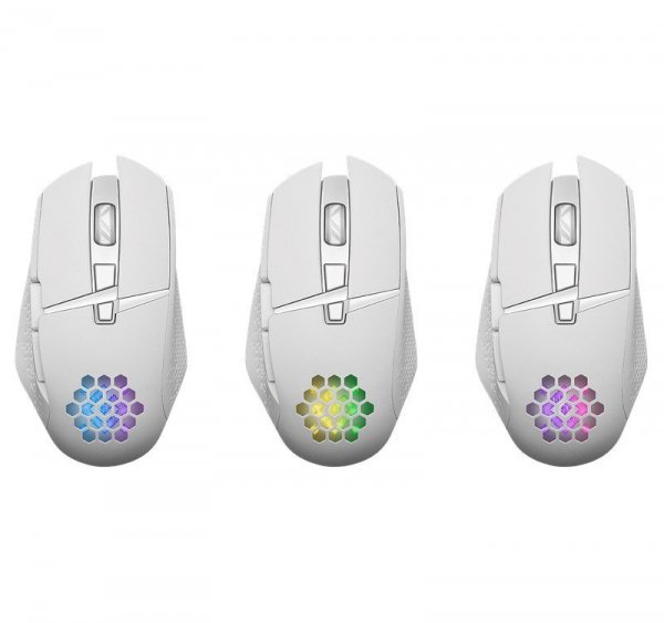 DEFENDER MYSZ GM-514 GLORY OPTIC RF RGB 3200DPI 7P BIAŁA 52513