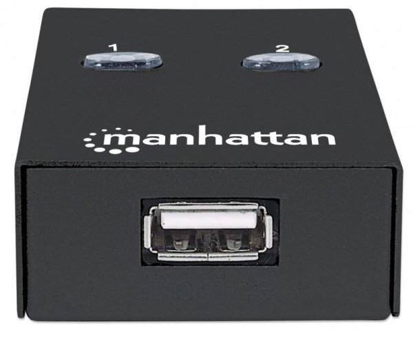 MANHATTAN AUTOMATYCZNY PRZEŁĄCZNIK USB 2.0 2/1 MAN