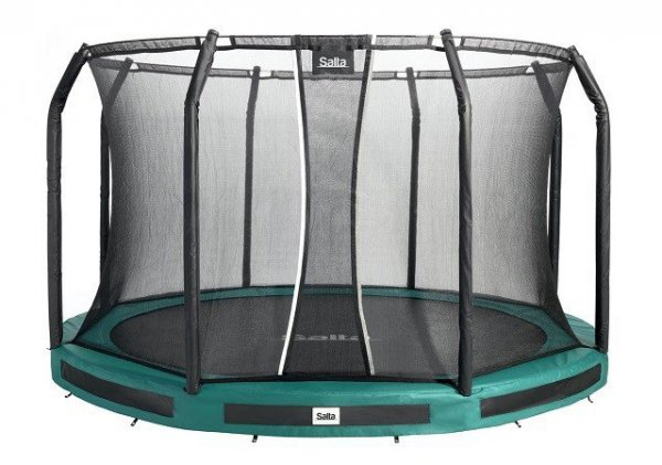 Trampolina Premium Ground Combo 305cm Zielona