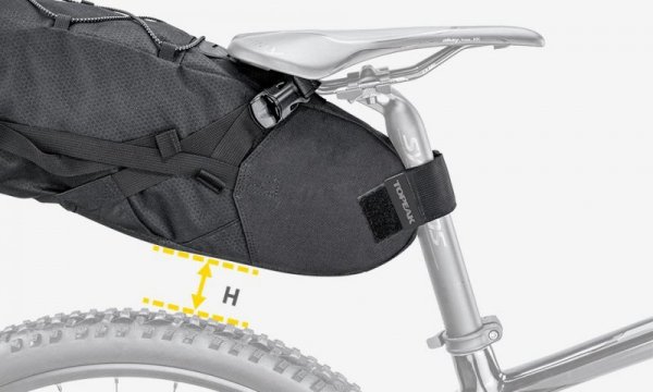 Torba rowerowa podsiodłowa TOPEAK BACKLOADER black (15 litrów)