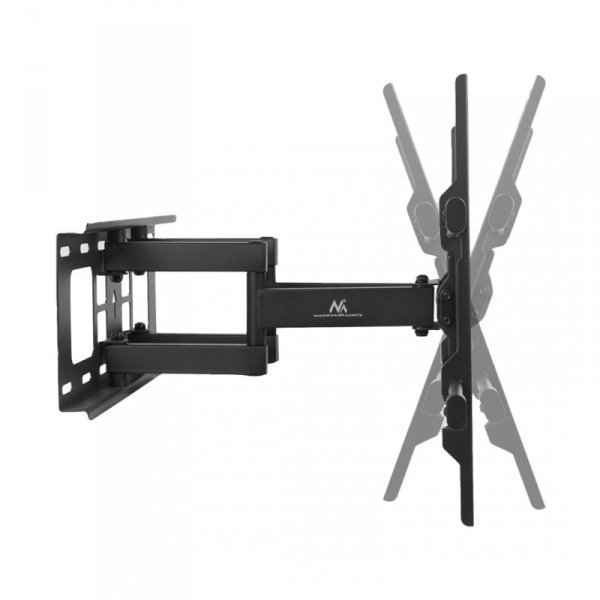 MACLEAN UCHWYT DO TV, MAX VESA 600X400, 32-85&quot;, 60KG, REG.KĄTA W PIONIE I POZIOMIE, PROFIL 65-390MM, CZARNY MC-789