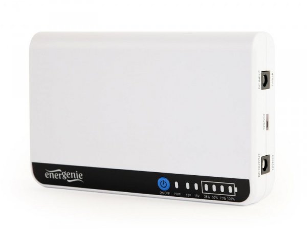 ENERGENIE MINI UPS DO URZĄDZEŃ DC 12V - 15V, 18W, BIAŁY