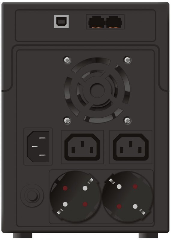 POWER WALKER UPS LINE-IN VI 2200 SH 2200VA, 2X SCHUKO+2X IEC C13, RJ11/45, USB