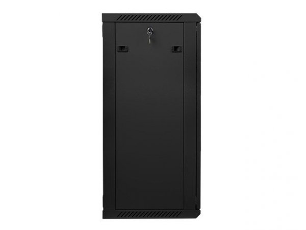 Lanberg Szafa instalacyjna wisząca 19&#039;&#039; 22U 600X450mm czarna (drzwi      szklane)