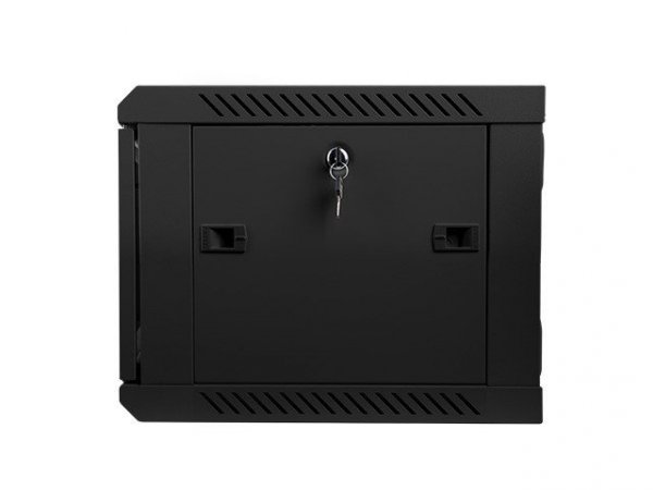 Lanberg Szafa instalacyjna wisząca 19&#039;&#039; 6U 600X450mm czarna (drzwi       szklane)