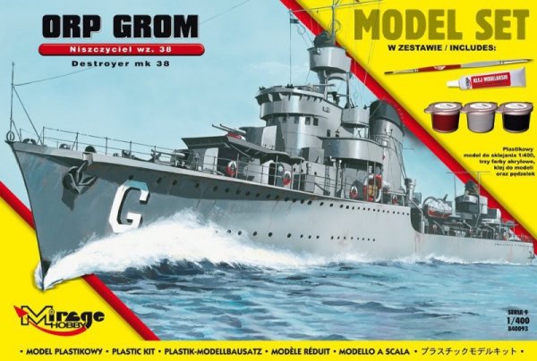 Mirage ORP &#039;Grom&#039; wz.38 [Polski Niszczyciel II WŚ]