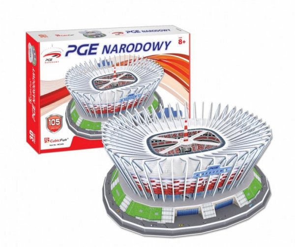 Cubic Fun Puzzle 105 elementów 3D Stadion PGE Narodowy