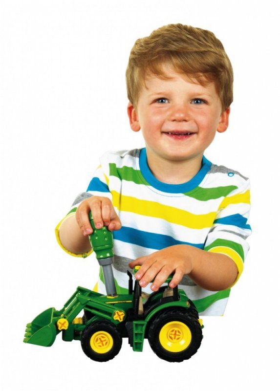 Klein Traktor John Deere do skręcania