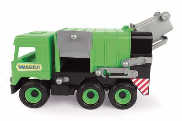 Wader Śmieciarka zielona Middle Truck w kartonie