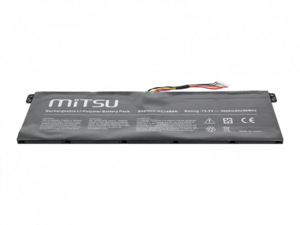 Mitsu Bateria do Acer Aspire E3-111 V5-122 2200mAh (33 Wh) - 15.2 Volt