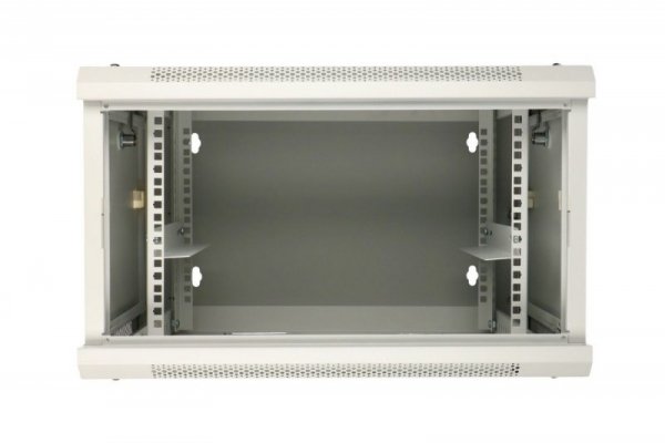 Extralink Szafka wisząca rack 6U 600x600 szara dwusekcyjna