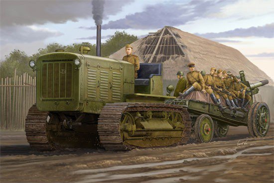 Trumpeter Model plastikowy ChTZ S-65 rosyjski ciągnik