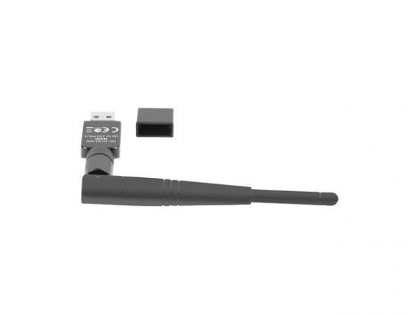 Lanberg Karta sieciowa USB N150 1 zewnętrzna antena  NC-0150-WE