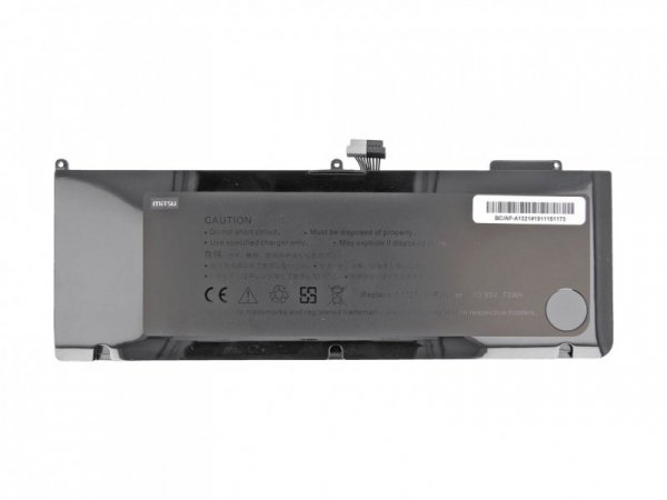 Mitsu Bateria do Apple MacBook Pro 15&quot; - A1321 5300 mAh (73 Wh) 10.95 Volt