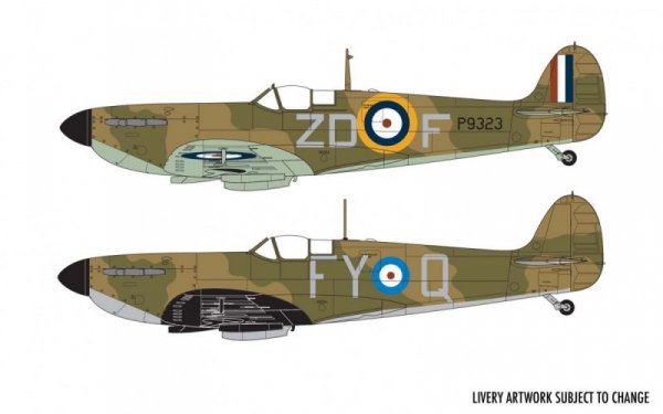 Airfix Model plastikowy Supermarine Spitfire Mk.1a 1:48