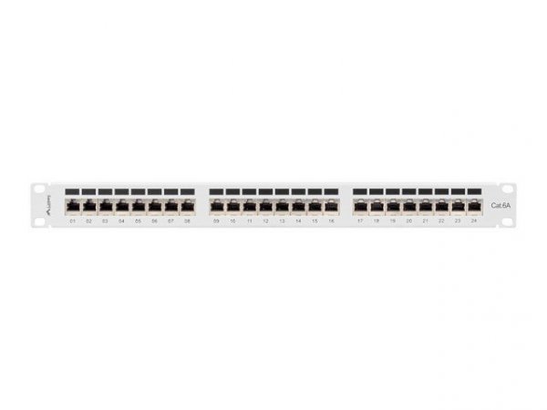 Lanberg Patchpanel 24 port 1U KAT6A EK. PPSA-1024-S Szary