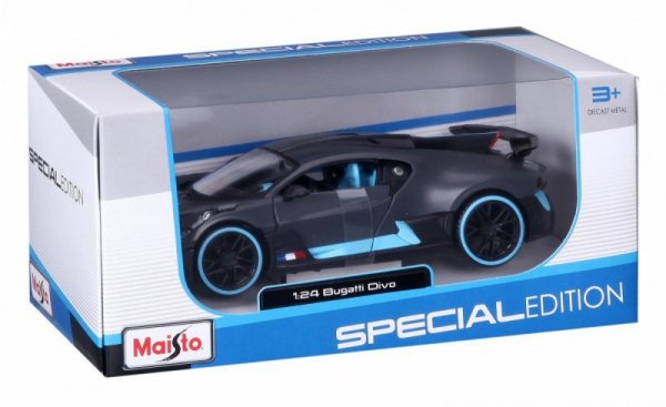 Maisto Bugatti Divo 1/24 Szaro-niebieski