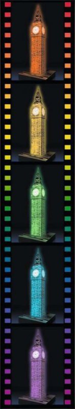 Ravensburger Polska Puzzle 216 elementów 3D Big Ben Nocą