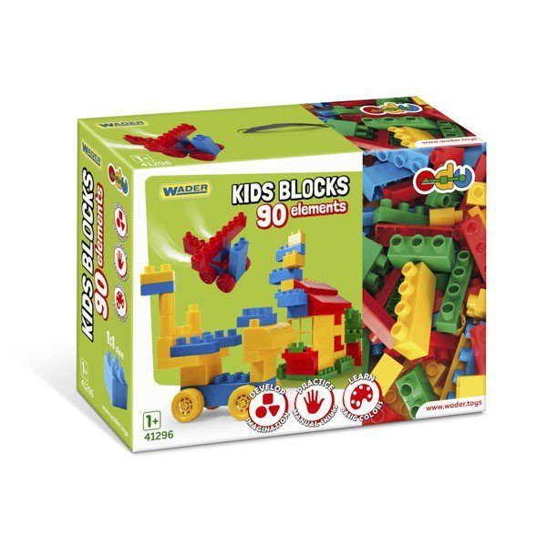 Wader Klocki 90 elementów Kids Blocks