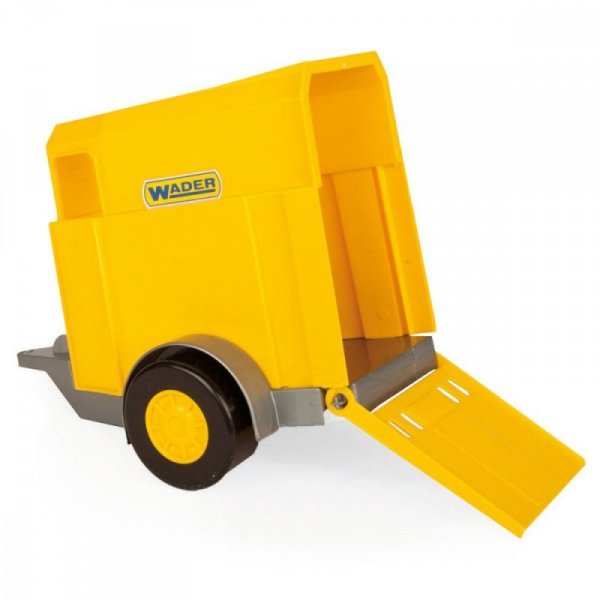 Wader Traktor-ładowarka z przyczepą na konia