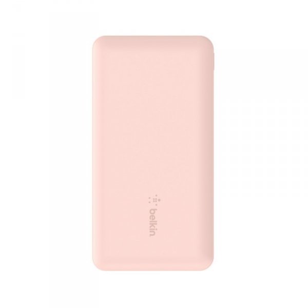 Belkin PowerBank 10 000mAh USB A i C 15W różowe złoto